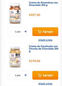 Chedraui: En la compra de 1 Crema de Almendras con Chocolate Bowl Bar 250g GRATIS 1 Crema de Cacahuate con Chunks de Chocolate Bowl Bar 250g