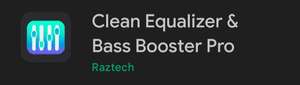 Google Play Clean equalizer y bass booster aplicación para mejorar y aumentar sonido en android