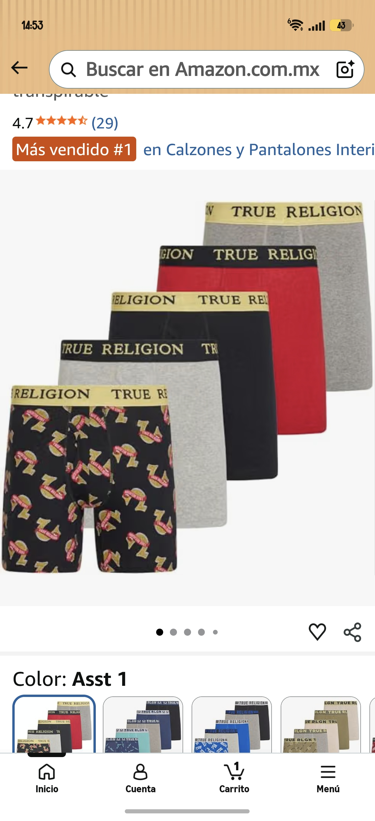 Amazon - True Religion boxer