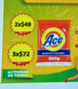 Oxxo cuernavaca: Detergente Ace 900g 3 por $72