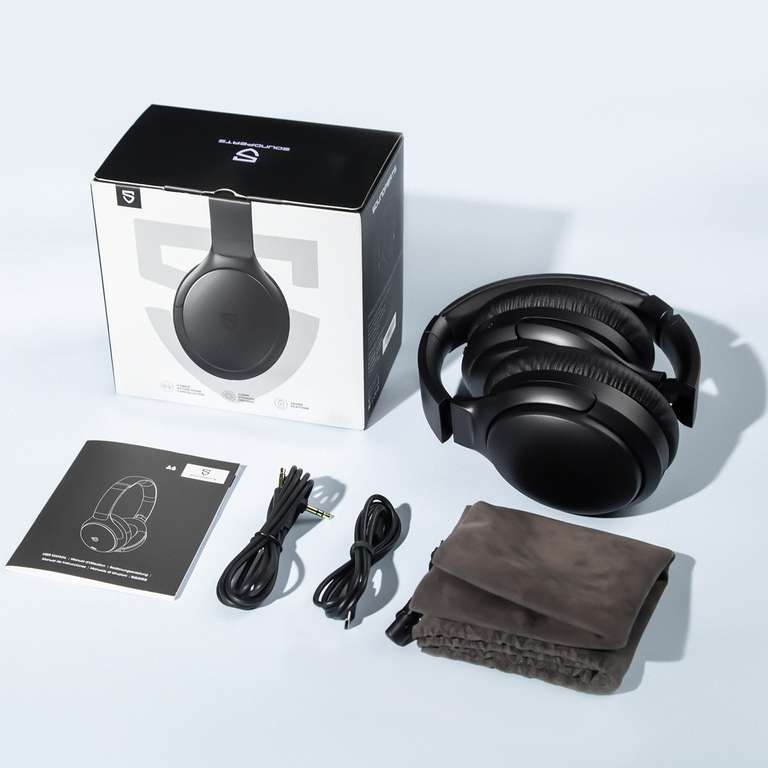 Aliexpress: SOUNDPEATS A6 Auriculares inalámbricos con Bluetooth, dispositivo con cancelación activa de ruido, 40H de tiempo de reproducción