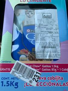 Cat chow 1.5kg + cobijita y 2 sobres en Chedraui