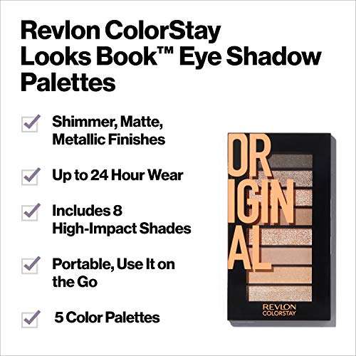 Amazon: Paleta de sombras de ojos Revlon Colorstay Looks Book.
