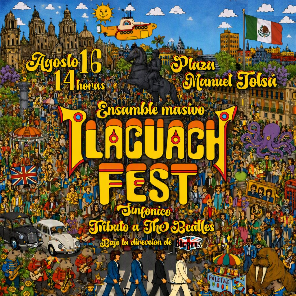 CDMX: GRATIS Concierto Sinfónico Tributo a The Beatles (16 de agosto)