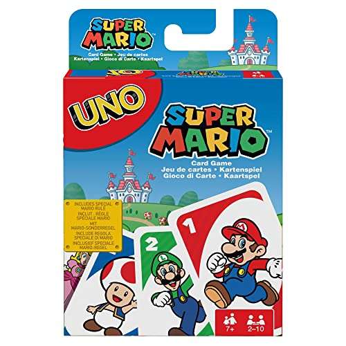 Amazon: UNO Cartas Super Mario Bros