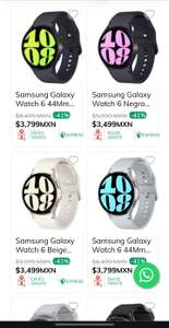 Sears: Samsung Galaxy Watch de diferentes generaciones en oferta | Ejemplo: Galaxy Watch 4