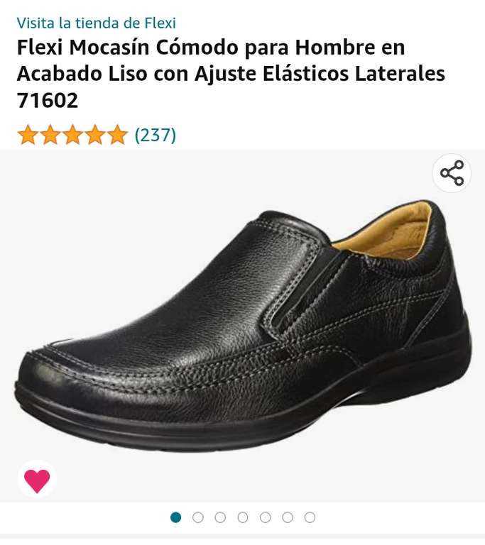 Amazon: Zapato Flexi Mocasín Casual