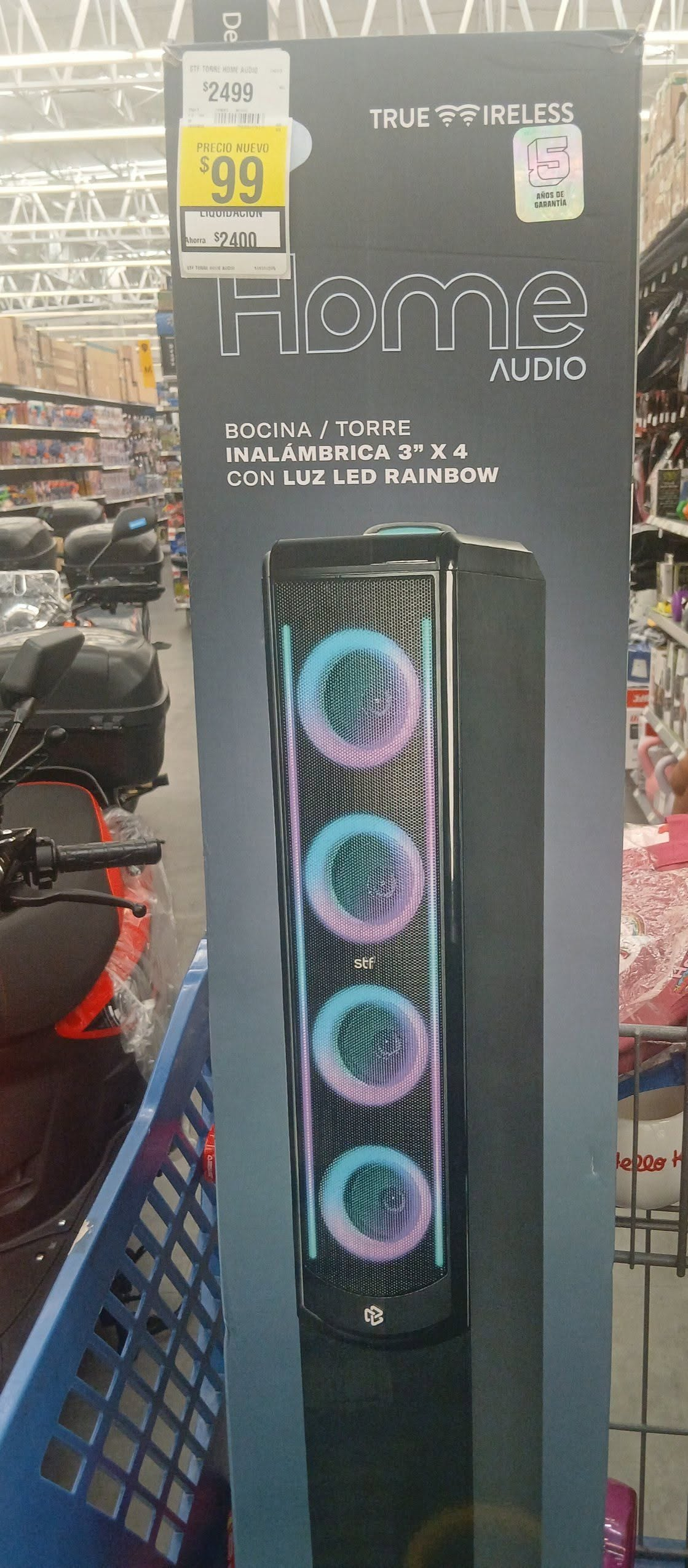 Walmart: Bocina / Torre inalámbrica Home Audio