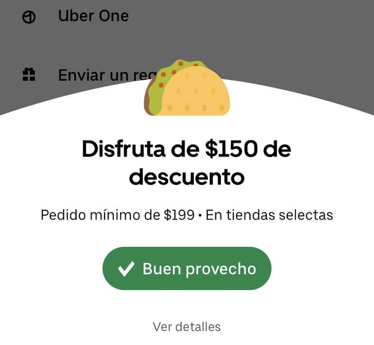 Uber Eats: -$150 + bebida gratis y 2x1 en Starbucks (actualizado)