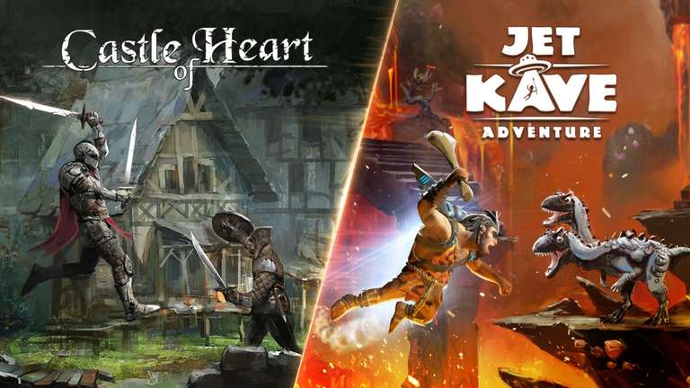 Nintendo argentina Eshop Castle of Heart + Jet Kave Adventure Bundle mesi