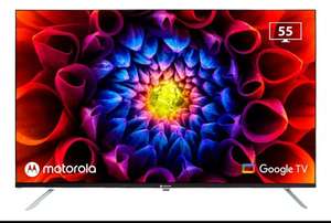 Mercado Libre: Smart TV Motorola 2024 MOT55ULE11 DLED Google TV 4K 55"