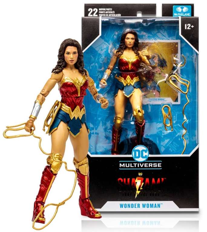 Amazon: McFarlane - DC Multiverse - Shazam! Fury of The Gods 7" Action Figure - Wonder Woman