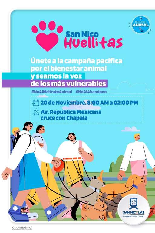 San Nicolás / Nuevo León: Vacunación antirrábica y desparasitación gratis.