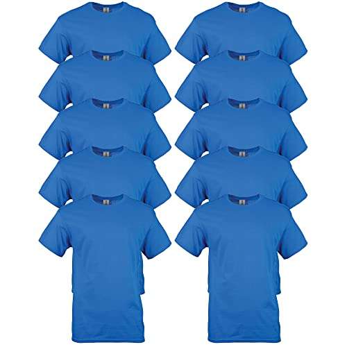 Amazon: Gildan Paquete de 10 Camisetas de algodón Pesado para Adultos (G5000) Solo en XL