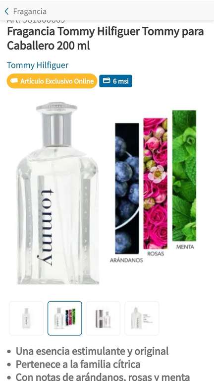 Sam's Club: Perfume tommy for men de 200 ml