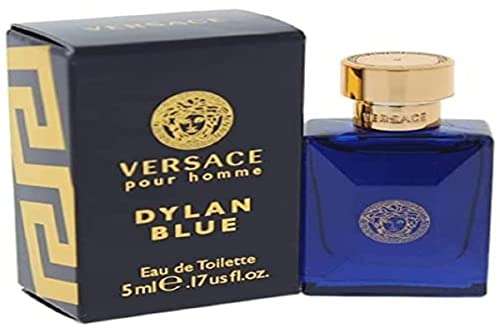 Amazon: Perfume Versace Dylan Blue Mini Splash for Men, 0.17 Ounce (5 mL) | envío gratis con Prime