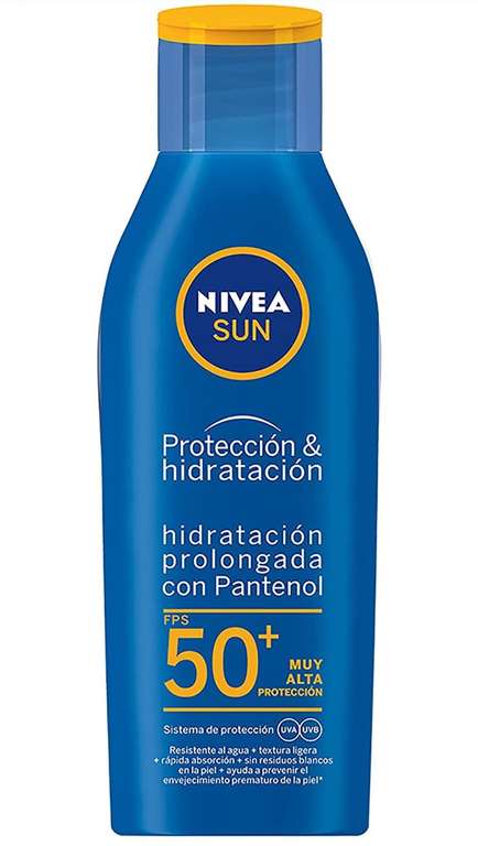 Amazon: 3x2 Nivea Sun Protector Solar Hidratante Fps 50+, amigable con el coral