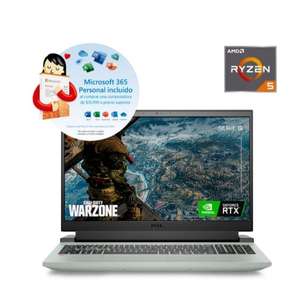 Office Depot: Laptop Gamer Dell, GeForce RTX 3050, AMD Ryzen 5, 15.6", 8 Ram, SSD 512, gratis Roku 4k y licencia 1 año Office, BANORTE