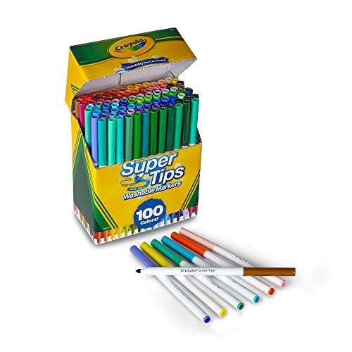 Amazon: Plumones Crayola Supertips 100