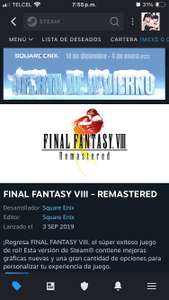 Steam: Final Fantasy VIII REMASTERED Oferta Steam