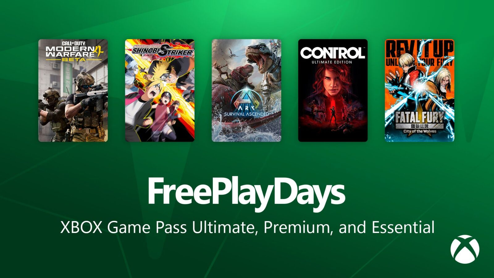 XBOX Free Play Days: Control Ultimate Edition, Fatal Fury: City of the Wolves, Naruto To Boruto: Shinobi Striker, ARK: Survival Ascended...