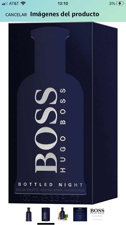 Amazon: Perfume Hugo Boss Bottled Night Spray 100 Ml for Men