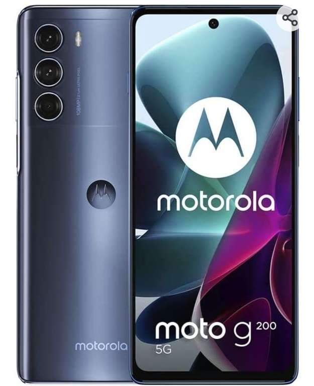 Amazon: Celular Motorola Moto G200 Morado Mirage 128 GB