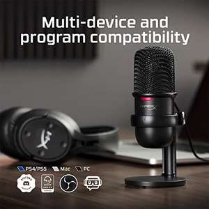 Amazon: HyperX SoloCast - Micrófono Condensador USB para PC, PS4 y Mac