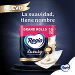 AMAZON, Papel Higiénico, Regio Creamy Sensation, 210 Hojas Dobles, 16 Rollos | envío gratis con Prime