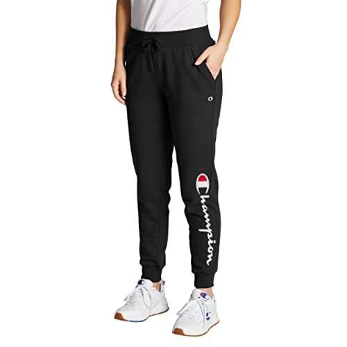 Amazon: Champion Jogger Pantalones para Correr para Mujer. Talla xs color negro $128.22, talla ch en color negro en $483.39 - promodescuentos.com