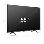 Amazon: Hisense tv U6H ULED Quantum Dot, Fire Tv, 58" 2022