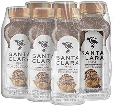 Amazon: Santa Clara 6 pack de lechitas sabor helado triple Chocolate 250ml c/uno