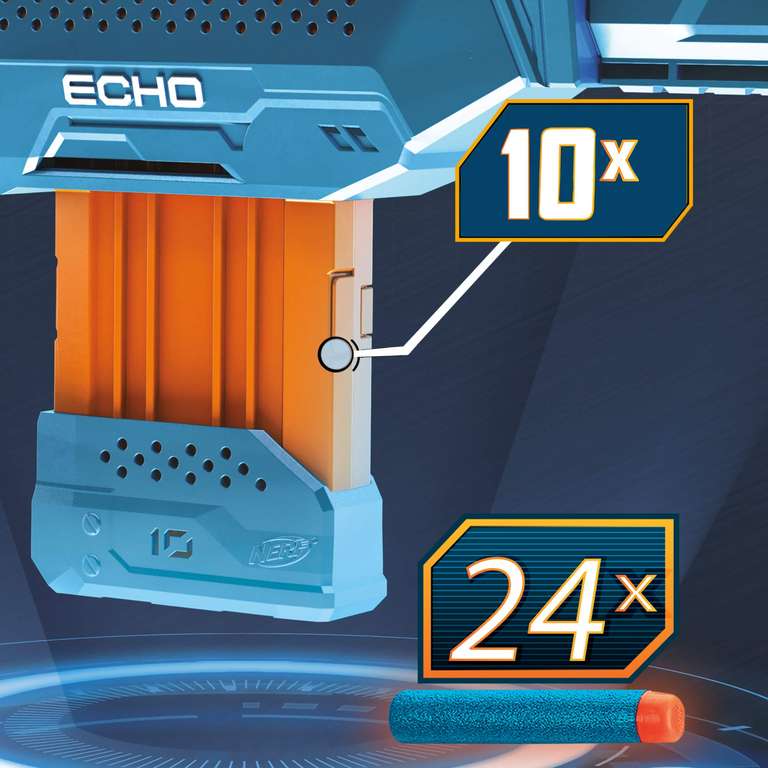 NERF Elite 2.0 Echo CS-10: 24 dardos, 27 m alcance, $379 MXN at Amazon ...