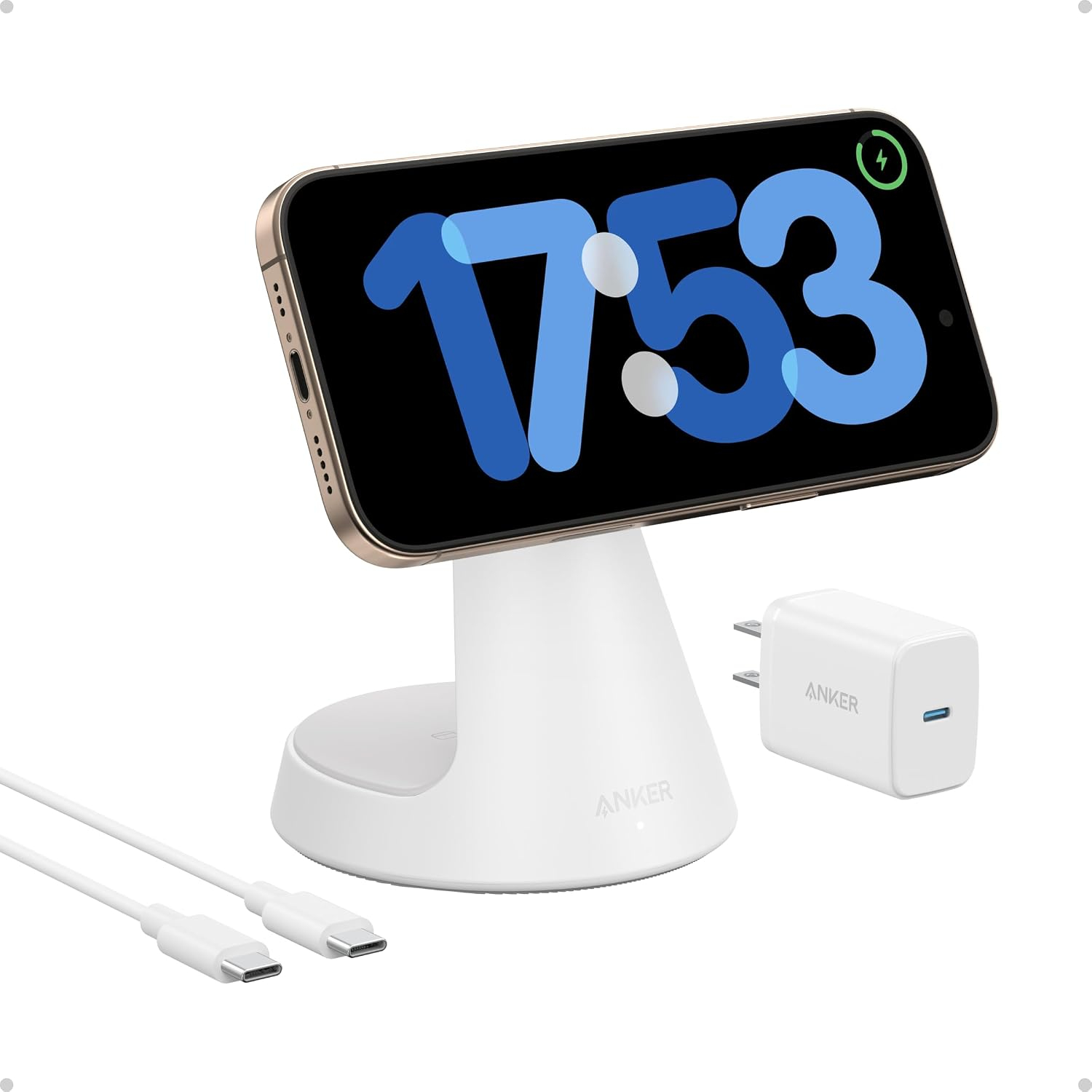 Amazon: Estación de Carga Inalámbrica 2 en 1 Anker MagGo Qi2 (15W)