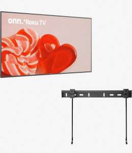 Amazon: onn Televisión de 50" Serie 4 LED 4K 2160P UHD Smart TV y Soporte de Pared (Reacondicionado)