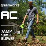 Amazon: Greenworks Soplador eléctrico
