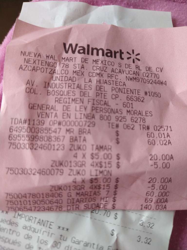 Walmart: toalla para niña $60.02, sudadera Barbie $140.03 y Bra SPORT Marel $60.01