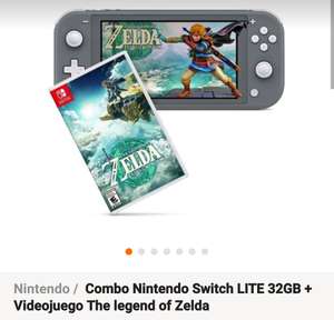 Linio: Combo Nintendo Switch Lite + Zelda Tears of The Kingdom ($3,824 con Falabella hasta 12MSI)