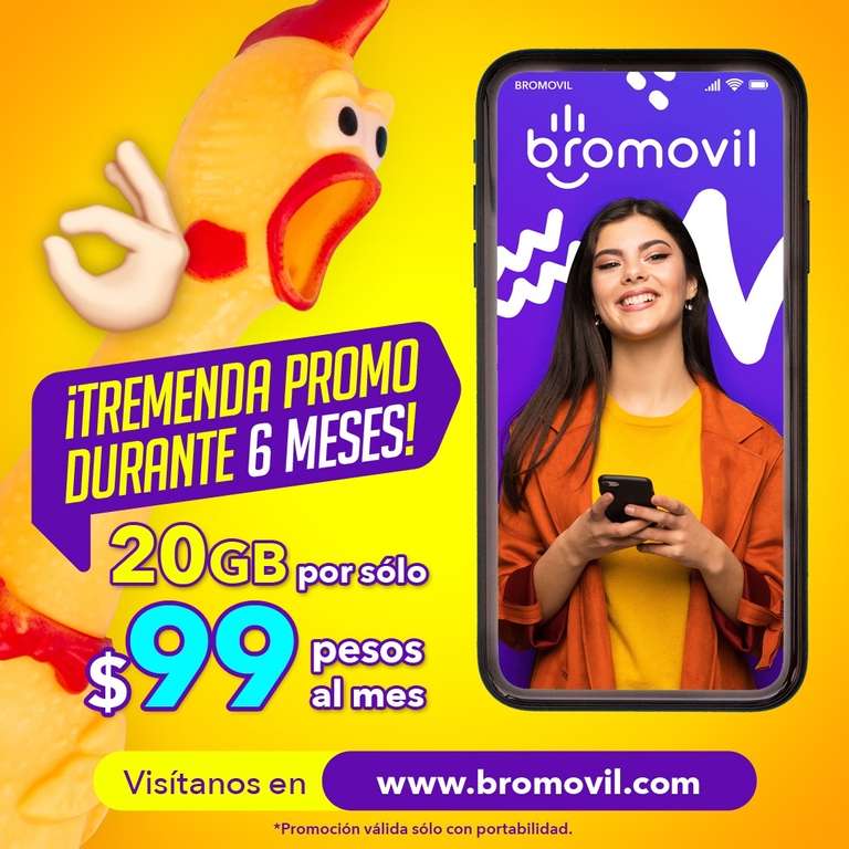 Bromovi: Nuevo OMV 20gb a $99 por 6 meses