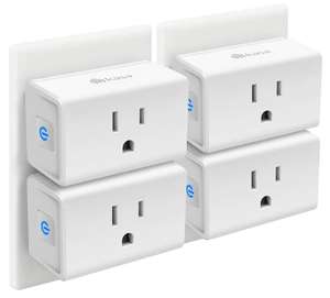 Amazon: Kasa Smart Plug Mini 15A, paquete de 4 (EP10P4)