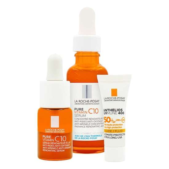 Naviventa Sanborns - La Roche Posay Kit de serum facial anti-oxidante para pieles sensibles con Vitamina C Pura