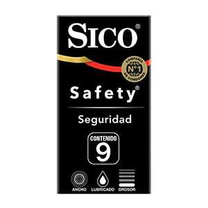Amazon: Condones Sico Safety Cartera de 9 (Planea y cancela + cupón)