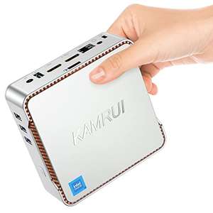 Amazon: KAMRUI Mini PC, 12th Intel Alder Lake- N95 (hasta 3.4 GHz) 8 GB RAM 256 GB M.2 SSD