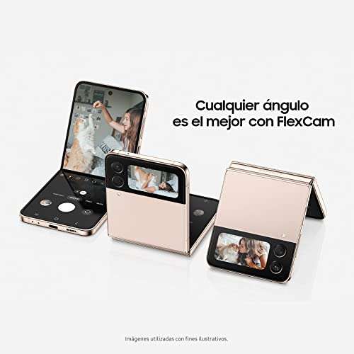 Amazon: Celular Samsung Galaxy Z Flip4 8GB + 256GB - (Afirme: $9,575), Banorte ($9,991), (HSBC: $10,464), BBVA ($11,627)