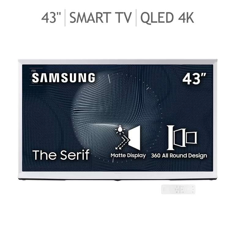 Costco: Samsung 43" Pantalla QLED The Serif 4K UHD Smart TV