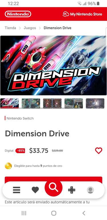 Nintendo eShop: Dimension Drive switch mx