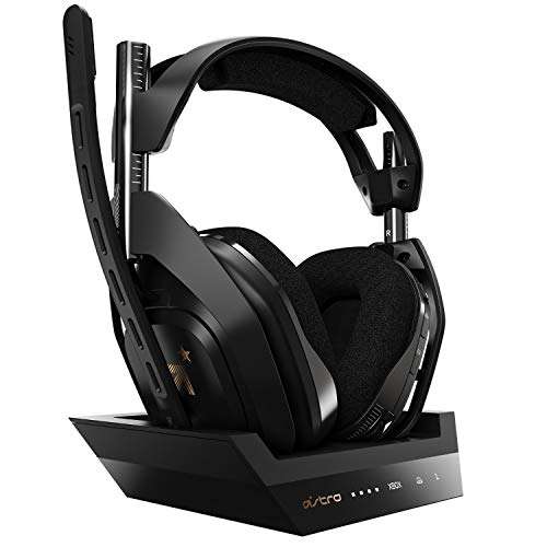 Amazon: ASTRO Gaming A50 - Headsets Gamer con micrófono inalámbrico y estación de carga, 4a generación, sonido envolvente Dolby 7.1