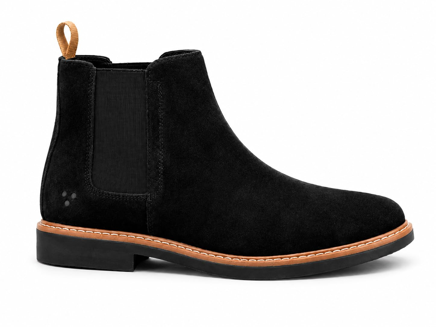 Amazon: Botin Chelsea Hombre Piel Casual Urbano Triples 35800 Negro meses sin intereses