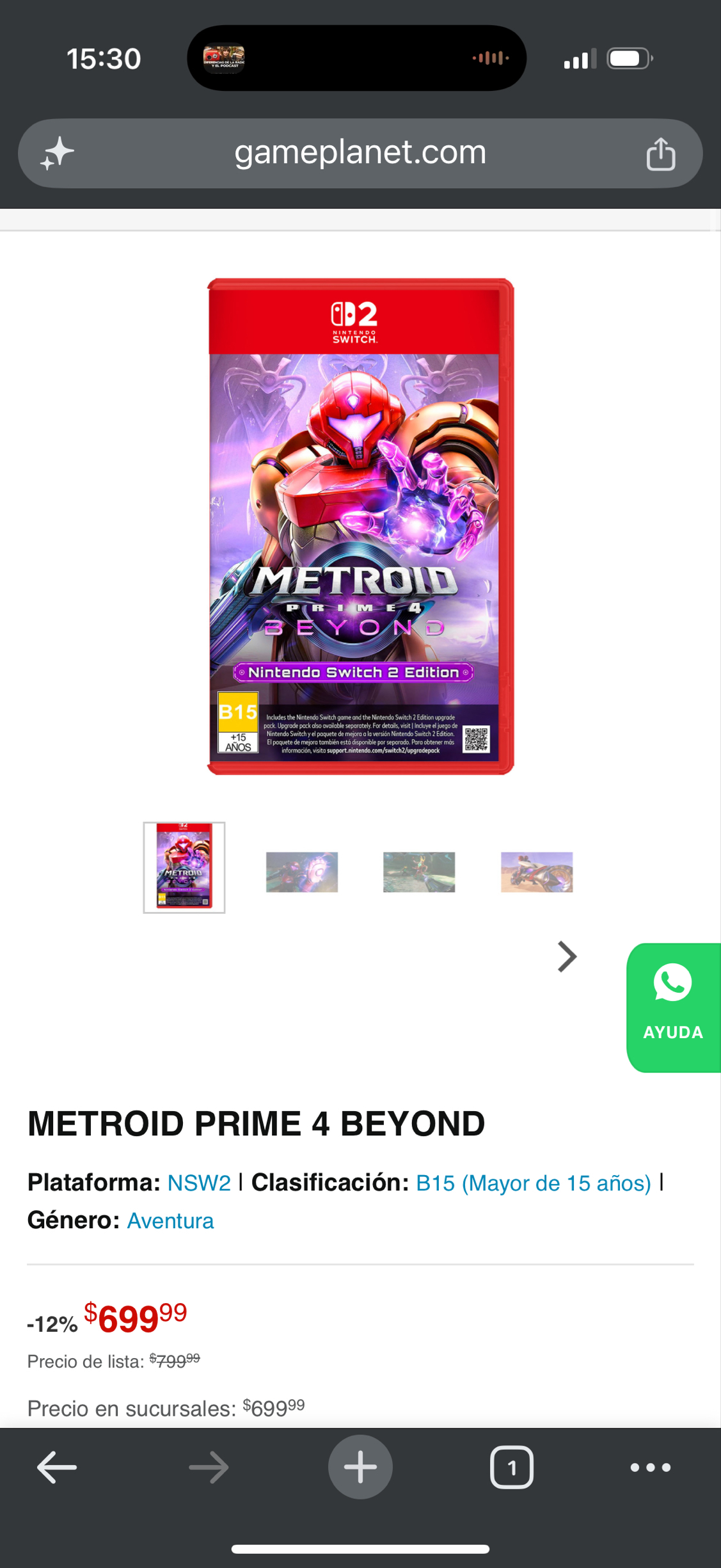 Game Planet: Metroid Prime 4 Nintendo Switch 2
