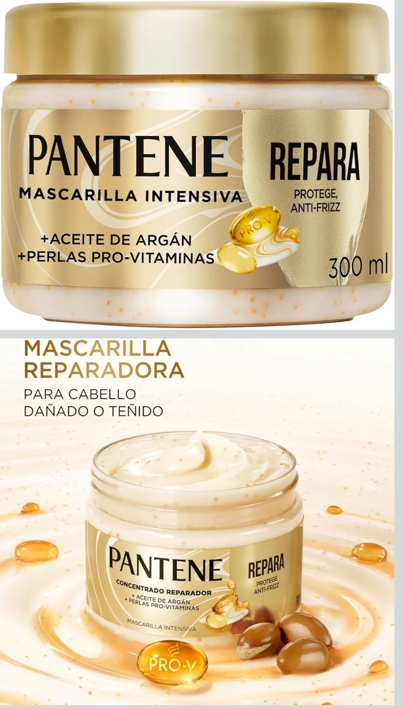 Amazon: Pantene Mascarilla para cabello Repara y Protege 300 ml | Planea y Ahorra